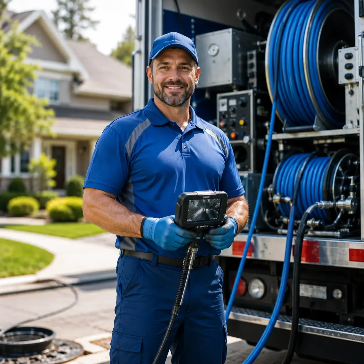 Local outdoor drain cleaning specialists in Bourneville, OH